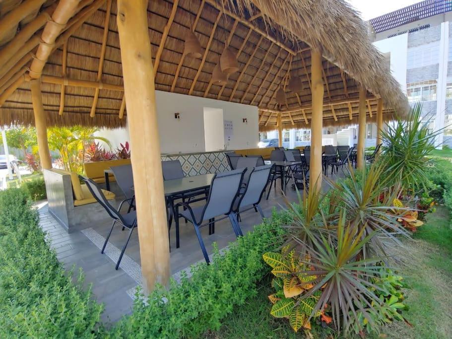 Ferienwohnung Departamento Con Alberca Manzanillo Exterior foto